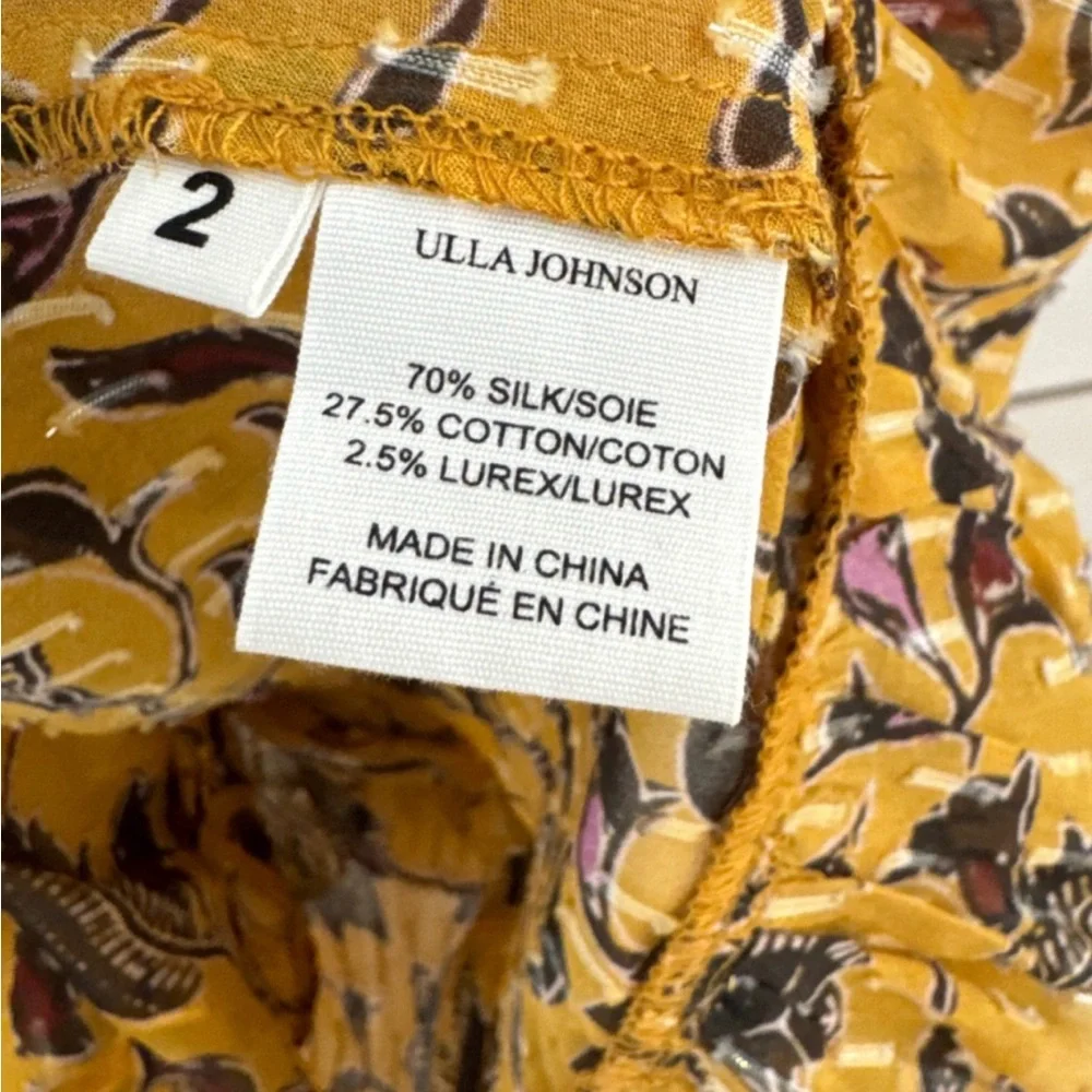 Ulla Johnson Dumi Top Size 2 - Picture 5 of 5